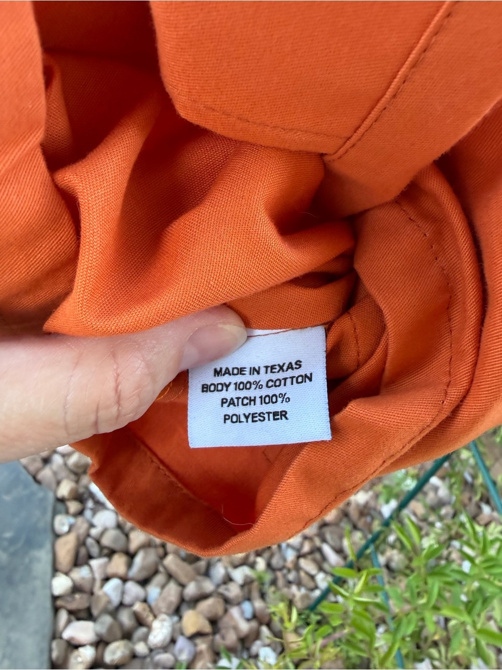 Women's Orange Button-Front Utility Shirt with Brown Shoulder Yokes - Picture 4 of 5